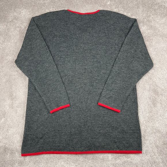 Vtg Creation Camilla Mushroom Cardigan Sweater XL EU 40 Grandma Core Embroidered - Picture 3 of 6